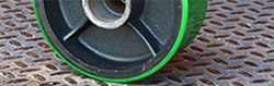 Green Polyurethane Caster Wheel