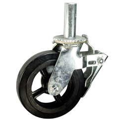 Scaffold Caster with Rubber Wheel